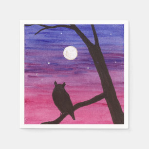 Great Horned Owl Napkin