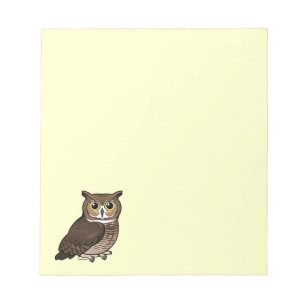Great Horned Owl Notepad