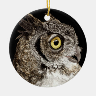 Great-horned Owl Ornament - "Bella"