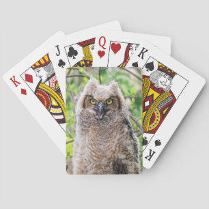 Great Horned Owl Playing Cards