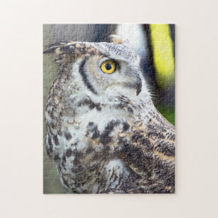 Great Horned Owl Profile Jigsaw Puzzle