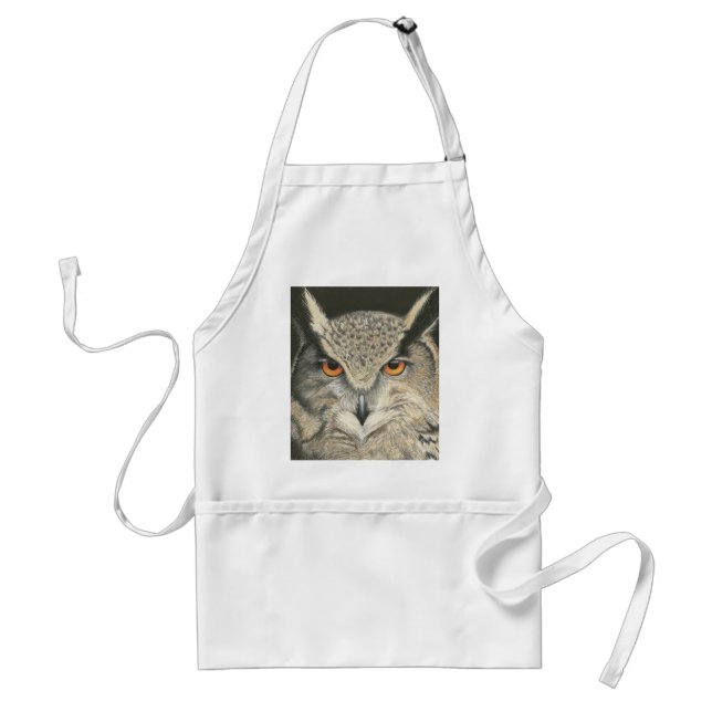 Great Horned Owl Standard Apron (Front)