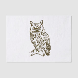 Great Horned Owl Tissue Paper
