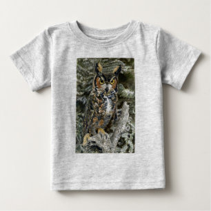 Great Horned Owl Toddler Long Sleeve Shirt