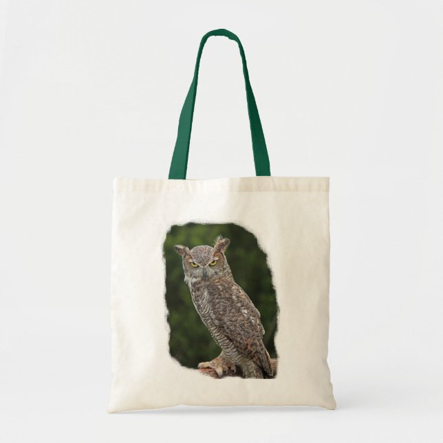 Great Horned Owl tote bag (Front)