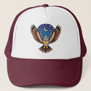 Great Horned owl Trucker Hat