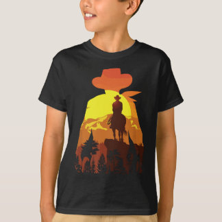 Great Horse Riding Cowboy Western Country T-Shirt