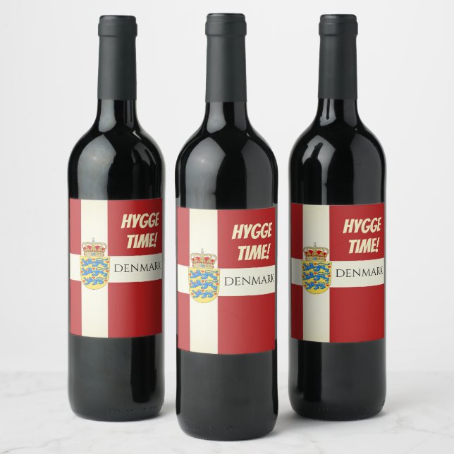 Great Hygge Time Denmark Wine Labels! Label (Bottles)