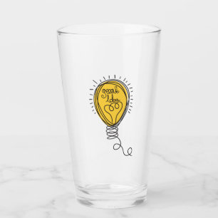 Great Idea   Thinking Light Bulb Glass