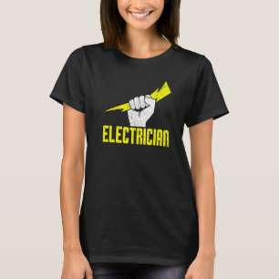 Great  Idea Women Men Electrician T-Shirt