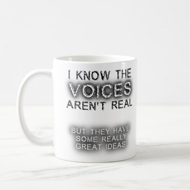 Great Ideas Voices Funny Mug Humour (Left)