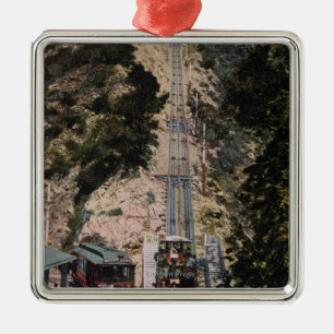 Great Incline Railway View Metal Ornament