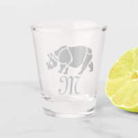 Great Indian Rhinoceros The Unicorn Rhino Monogram