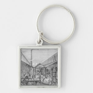 Great industries, workshops of construction key ring
