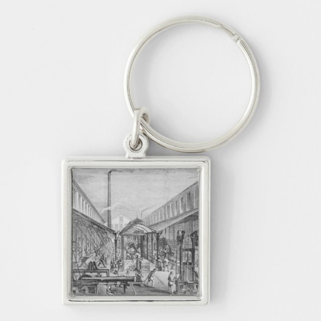 Great industries, workshops of construction key ring (Front)