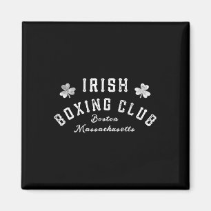 Great Irish Boxing Shirt Men Club Boston Fighting  Magnet