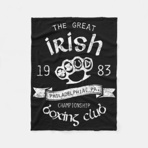 Great Irish Philadelphia St. Patrick's Boxing Club Fleece Blanket