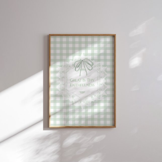 Great Is Thy Faithfulness Hymn Wall Art poster (Creator Uploaded)