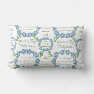 Great is Thy Faithfulness Lumbar Cushion