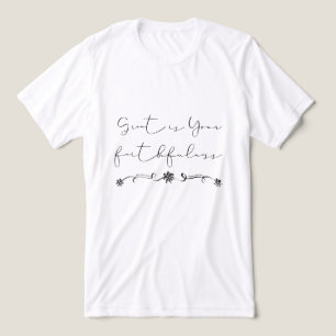 Great is thy Faithfulness t-shirt Faith Christian Tri-Blend Shirt