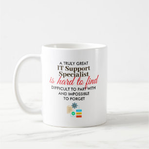 Great IT Support Specialist Personalized Name Gift Coffee Mug