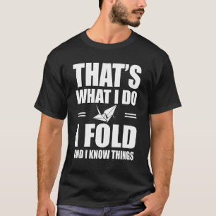 Great Japanese Origami Saying Paper Cranes Apparel T-Shirt