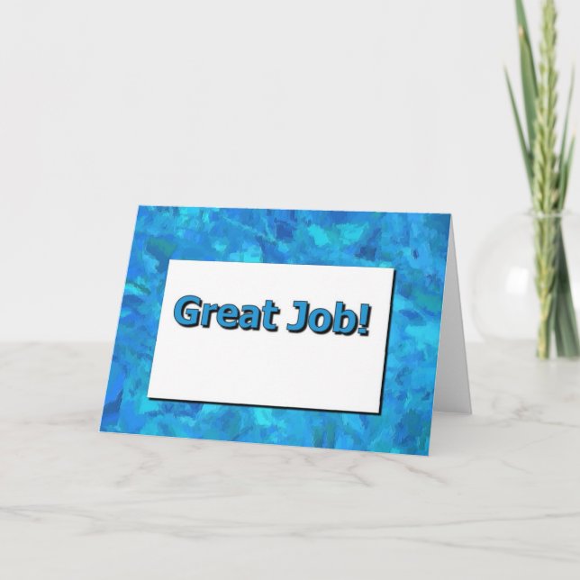 Great Job! Card (Front)