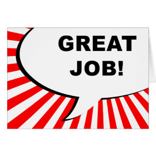 great job! comic bubble