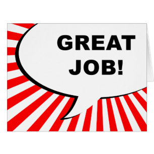 great job! comic bubble