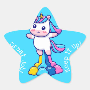 Great Job Kawaii Star Sticker