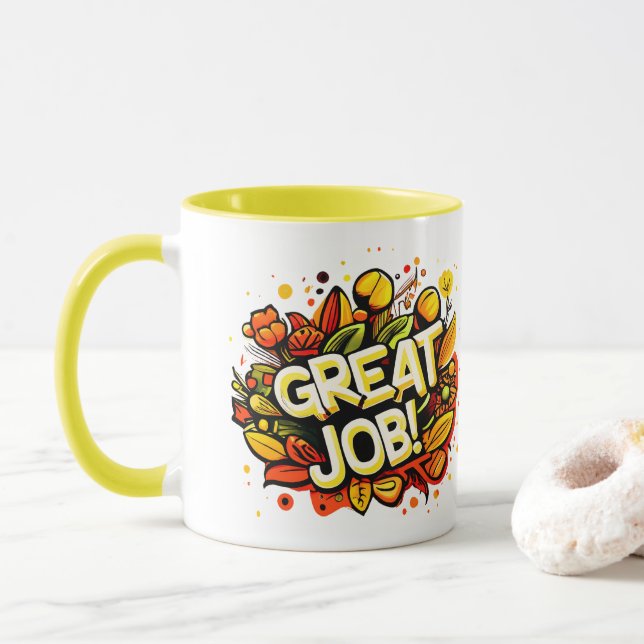 Great Job Mug (With Donut)