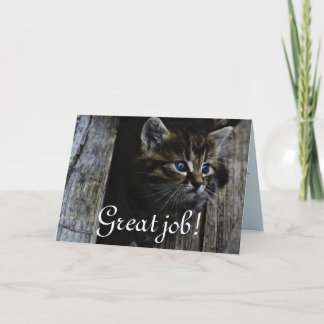 Great Job Personalise Destiny Destiny'S Thank You Card