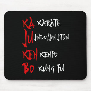 Great Kajukenbo Fighting Karate Judo Kenpo Kung Fu Mouse Pad
