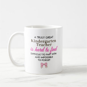 Great Kindergarten Teacher Personalised Gift Coffee Mug