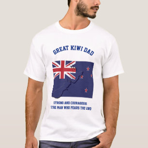 Great KIWI DAD Christian T-Shirt