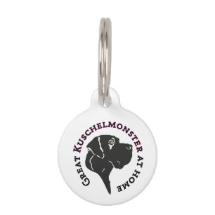 Great Kuschelmonster at Home Pet Tag