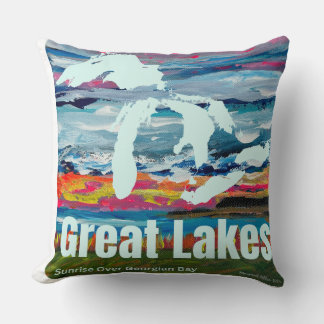 Great Lake Lighthouse Home Decor Cushion