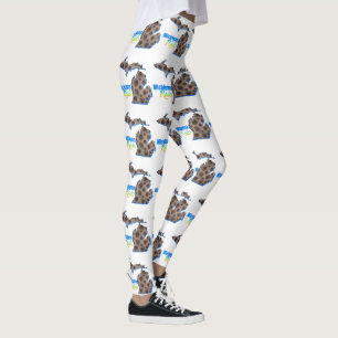 Great Lake state   Michigan rocks   Petoskey  Leggings