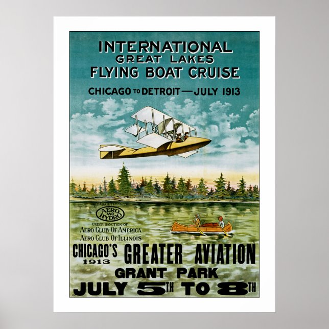 Great Lakes Flying Boat Poster (Front)