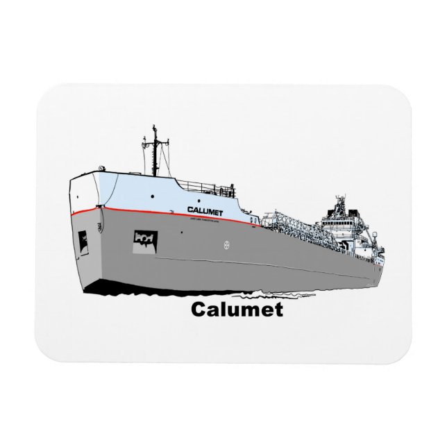 Great Lakes Freighter Calumet ex-Roesch Magnet (Horizontal)