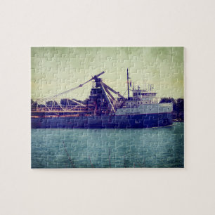 Great Lakes Freighter Jigsaw Puzzle