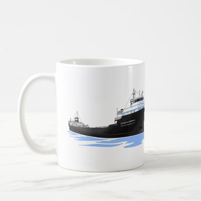 Great Lakes Freighter Richard M. Marshall Coffee Mug (Left)