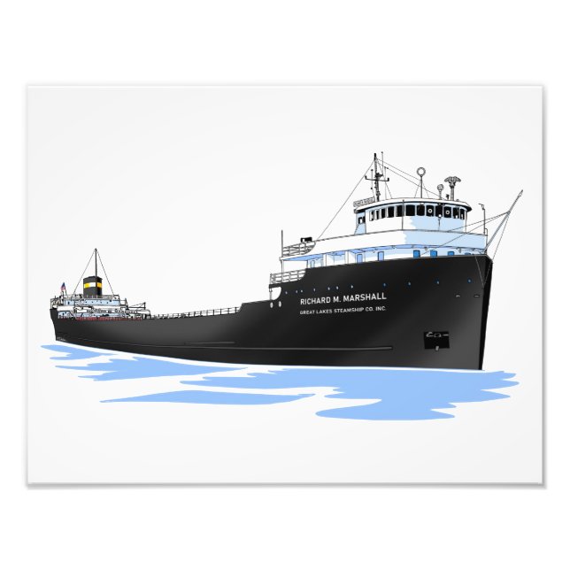 Great Lakes freighter Richard M. Marshall Photo Print (Front)