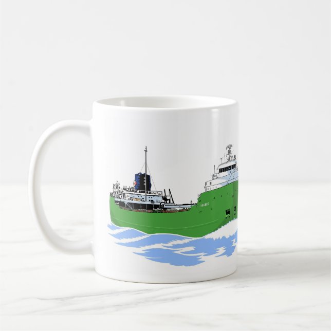 Great Lakes freighter Shenango II Coffee Mug (Left)