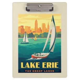 Great Lakes Lake Erie Clipboard