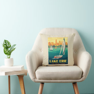 Great Lakes Lake Erie Cushion