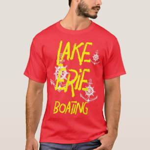 Great Lakes Lake Erie Fishing And Boating Lovers 3 T-Shirt