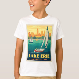 Great Lakes   Lake Erie T-Shirt