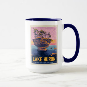 Great Lakes   Lake Huron Mug
