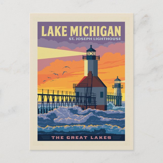 Great Lakes | Lake Michigan Postcard (Front)